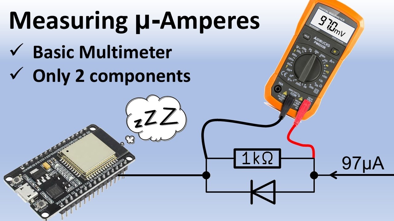 Measure micro Amperes with any multimeter - YouTube