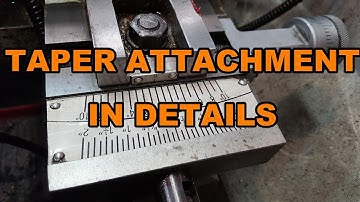 Lathe Taper attachment details, how it