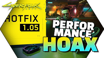 Cyberpunk 2077 COMMUNITY Optimization "Fix" Was A HOAX! Hotfix 1.05 Discussion