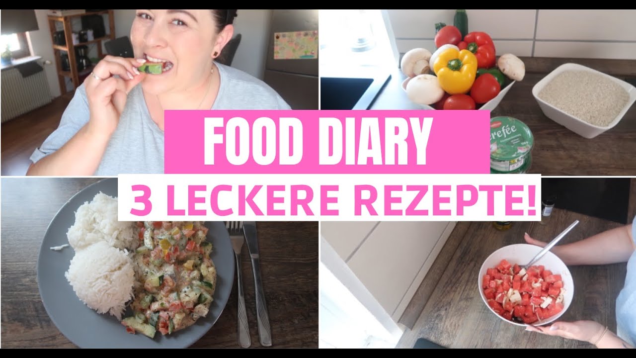 FOOD DIARY SOMMER EDITION MIT REZEPTEN| SEHR LECKER| Fräulein Jasmin