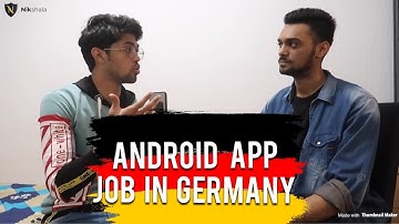 Android App Developer Job, Germany /DIRECT JOB FROM INDIA