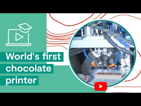 World's first chocolate printer