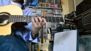 Video thumbnail of "The Vegas boogie woogie on my Cordoba GK Studio."