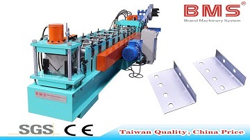 L Angle Roll Forming Machine For Pre  Two Cylinders Punching & Cutting