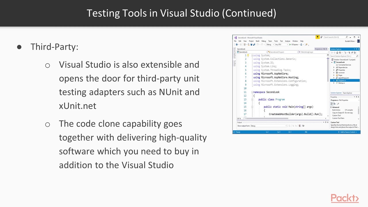 Fundamentals of ASP.NET Core 3 : Getting Started with Unit Testing ...