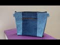 DIY jeans crossbody bag | recycle jeans
