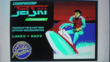 Simulator September #6 -  Championship Jet Ski Simulator (C64/CPC/Spectrum)