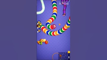 Worms Zone vs pro player game Hacker Little big snake game #shorts #snake #game #wormszone