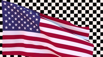 Free USA FLAG UHD 4K Seamless loop with Alpha prores