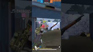 1v4 in clutch shot in free fire pls support