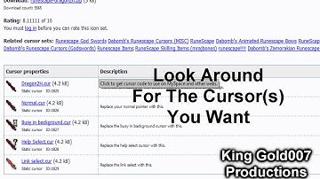 Tutorial: How To Get Free Runescape Cursors