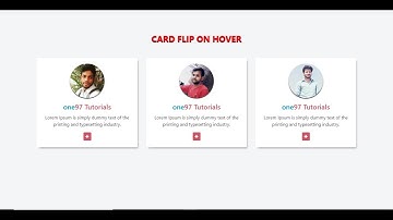 Bootstrap Responsive Card Flip on Hover
