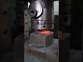 Hydraulic Press Forging Iron in a Perfect Shape #satisfying #shortvideo #viralvideo #viralshort #usa