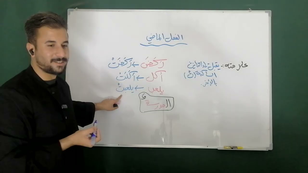 شرح قطر الندى ( الفعل الماضي، علامته، حكمه) 