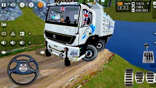 12 Wheeler Heavy Dumper Truck Driving In Heavy Indian Offroad | Bussid Mod | Bus Simulator Indonesia screenshot 5