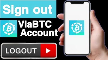 How to sign out viaBTC account||Sign out viaBTC account||ViaBTC account logout||Unique tech 55
