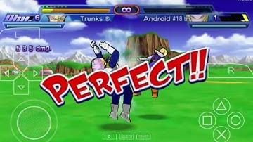 Trunks VS Android #18 perfect in DBZ shin budokai 2.