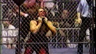 Hollywood Hogan vs. Sting (Cage Match) [WCW L.A. Melee - 10th July