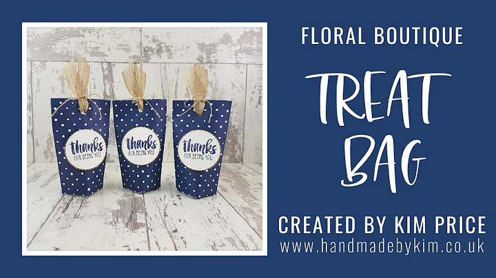 Stampin' Up! Treat Bag Video Tutorial using 6" x 6...