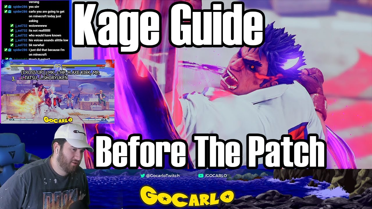 KAGE GUIDE Before The Patch V-Shift Street Fighter 5 Champion Edition Season 5