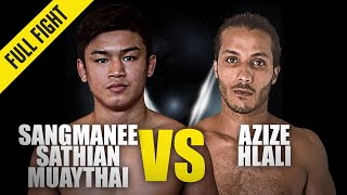 Sangmanee Sathian Muaythai vs. Azize Hlali | ONE Full Fight | November 2019