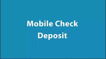 Mobile check deposit
