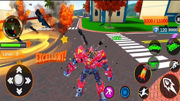 Train Robot Car Game 3d