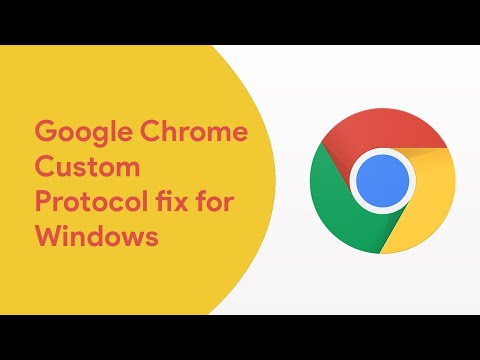 Google Chrome Custom Protocol Fix - For Windows OS