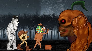 ZOMBIE UDIN DIN DIN DUN vs super GARMAARARAM,chicleteira dc2 Animation