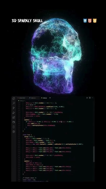 Skull Animation Html javascript #coding #skull #javascript #funny - YouTube