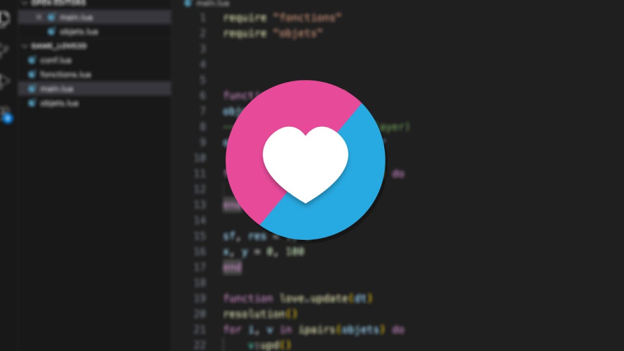 Partie 10 - GameDev Lua / Love2d: shitty code et masque