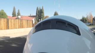 Goldwing Initial test with outrigger wheels