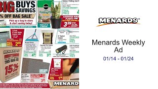 Menards Weekly Ad 01/14 - 01/24