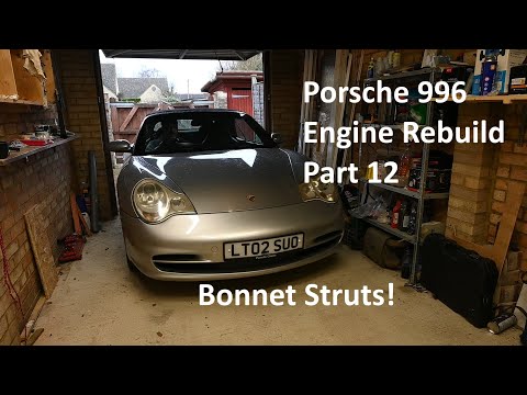 Porsche 996 Engine Rebuild 12 – Bonnet Struts