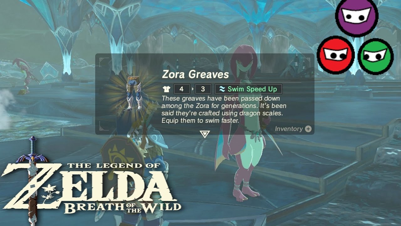 Zelda Breath of the Wild Zora's Helm Location - YouTube.