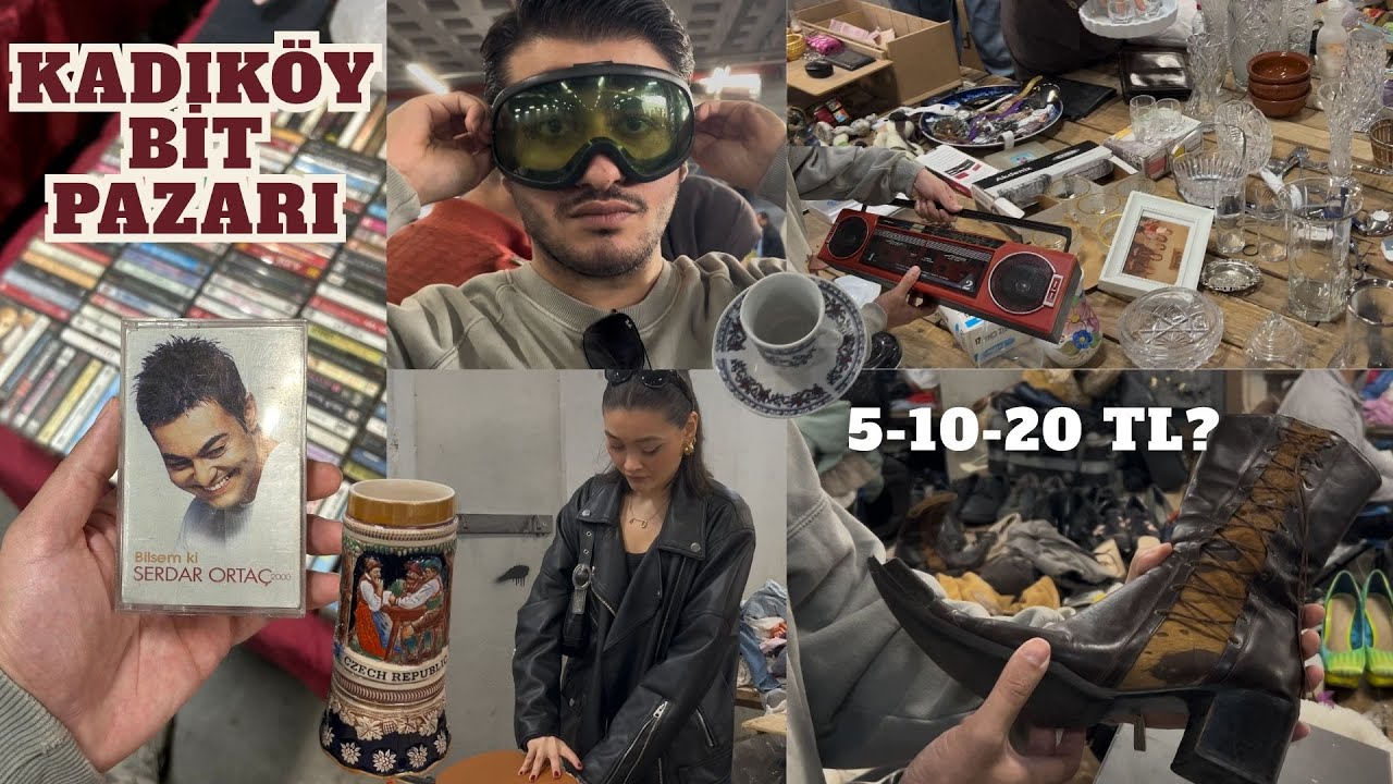 KADIKÖY BİT PAZARI | GERÇEKTEN UCUZ MU? | 5-10-20 TL ÜRÜNLER
