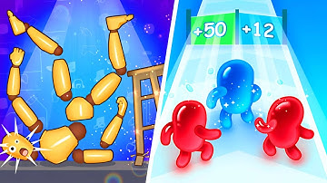 Kick & Break vs Join Blob Clash 3D ⚡🧱 Max Level Gameplay Walkthrough Android iOS Update 5XR8