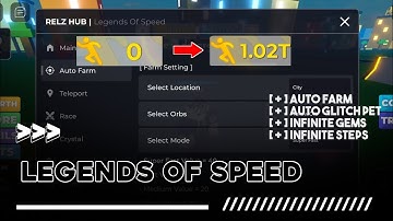Script Legends Of Speed Infinite Steps
