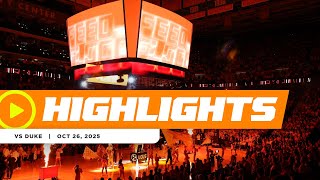 MBB | Highlights vs. Duke (10.26.25)