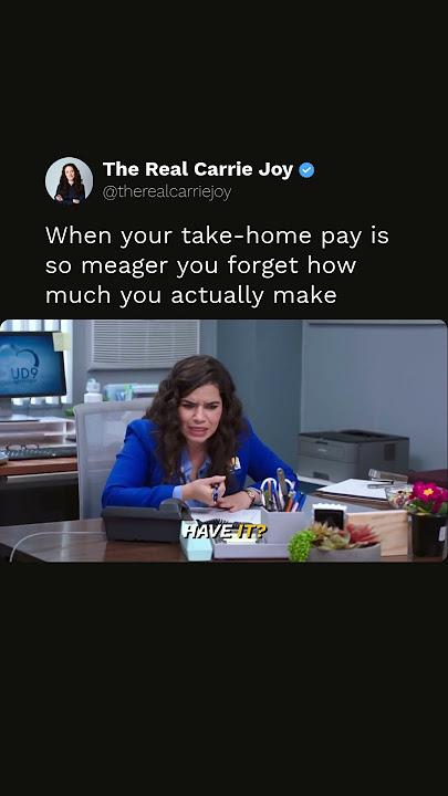 How the take-home pay feels #funny #job #salary