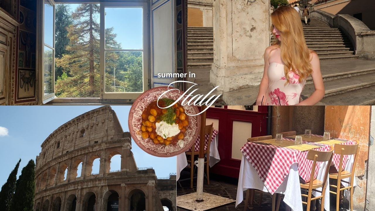 summer days in italy (exploring rome & naples)