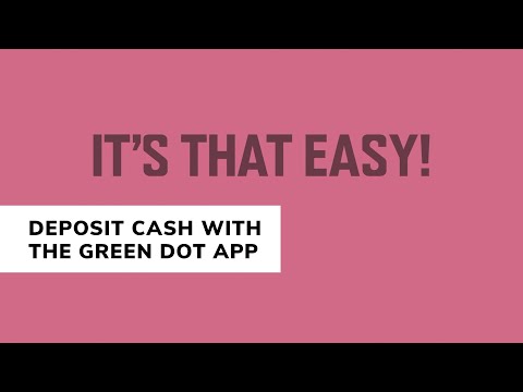 How To Deposit Cash To Your Green Dot Account With The Green Dot App (Closed Captions Available)