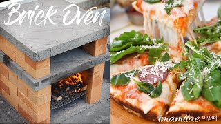 (SUB)🔥초간단벽돌오븐 How to make a super easy brick pizza oven｜스폰티니피자만들기｜Spontini pizza