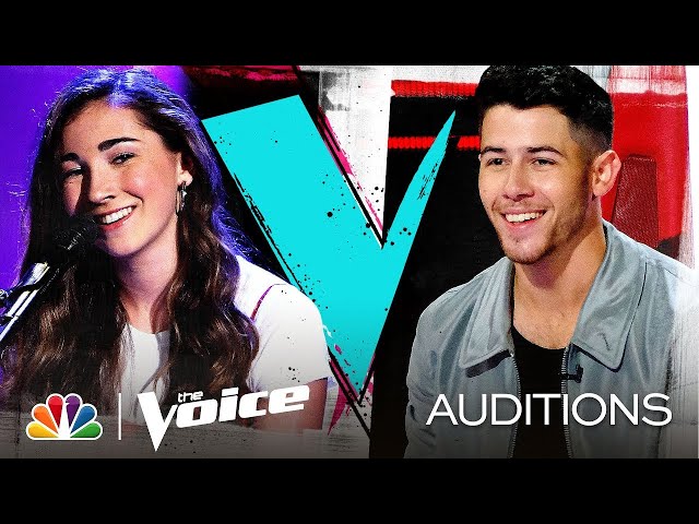 Sixteen-Year-Old Allegra Miles Sings Kings of Leon's Use Somebody - The Voice Blind Auditions 2020 class=