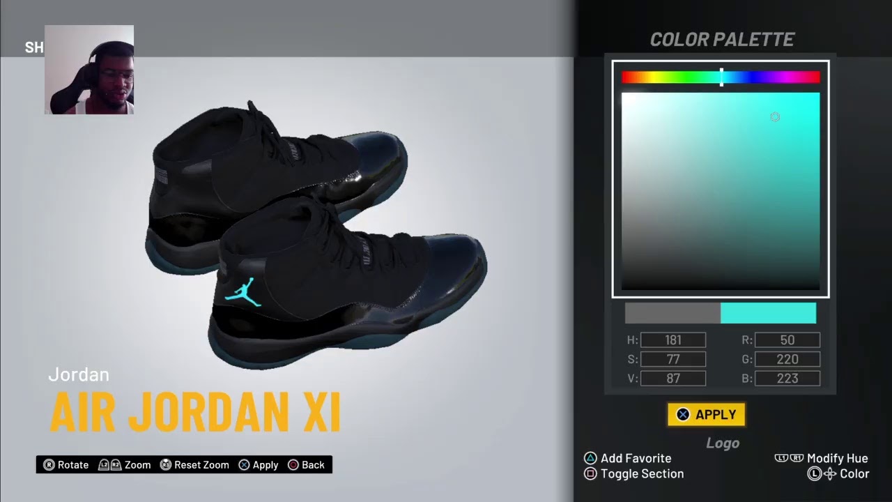 How to make gamma blue 11 2k21