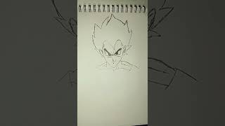 Drawing of Vegeta #podcast #music #remix#slowedandreverb#dragonball