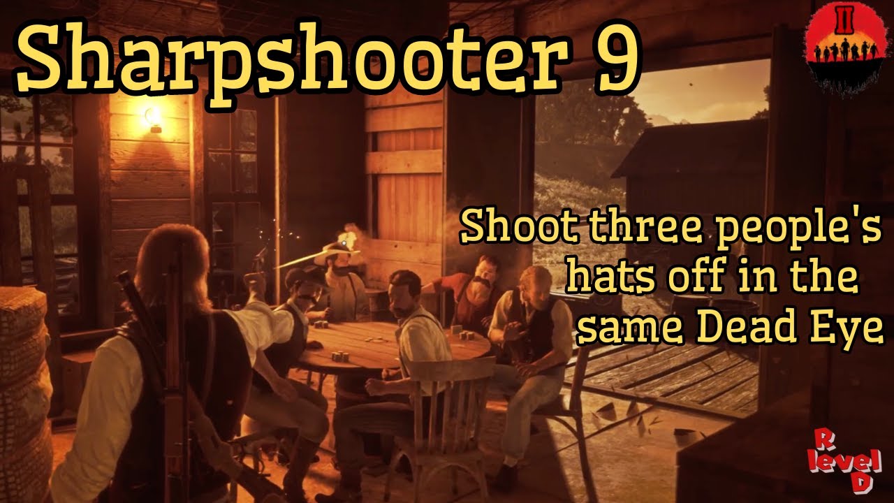 Sharpshooter 9 3 Hat Shots in the Same Dead Eye. RDR2 Story PS5