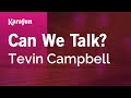 Can We Talk? - Tevin Campbell | Karaoke Version | KaraFun