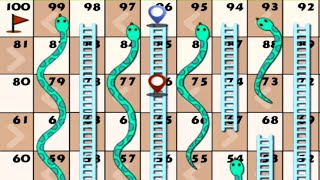 Ludo King Snake and Ladder 2 player Match || लूडो किंग स्नेक एंड लैडर .