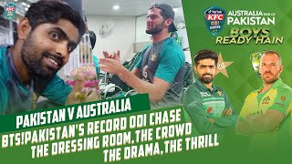 BTS! Pakistan's record ODI chase  the dressing room, the crowd, the drama, the thrill! | PCB | MM2T